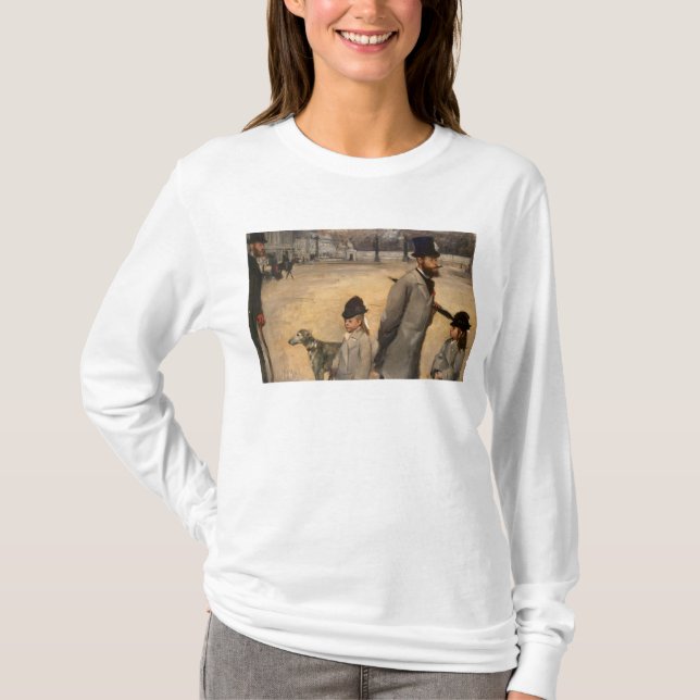 Edgar Degas det | stället de la Concorde, 1875 T-shirt (Framsida)