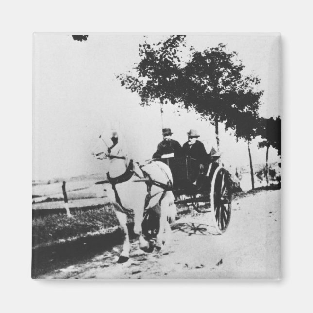 Edgar Degas | Edgar Degas och en vän Magnet (Framsidan)