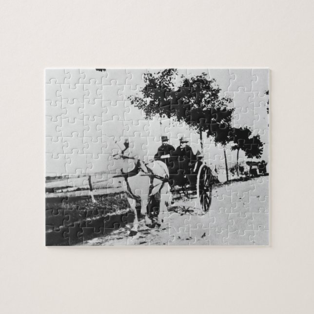 Edgar Degas | Edgar Degas och en vän Pussel (Horisontell)