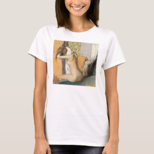 Edgar Degas efter badet, kvinnauttorkningnacke Tee