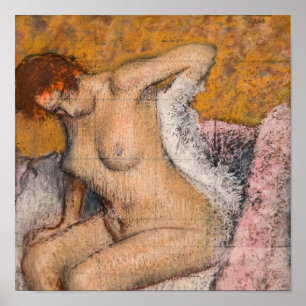 Edgar Degas - Efter badet Poster
