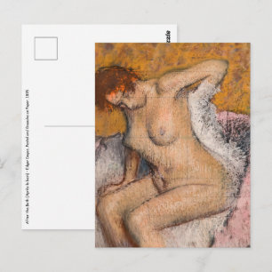 Edgar Degas - Efter badet Vykort
