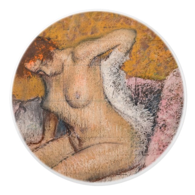 Edgar Degas - Efter badplatsen Knopp (Framsidan)