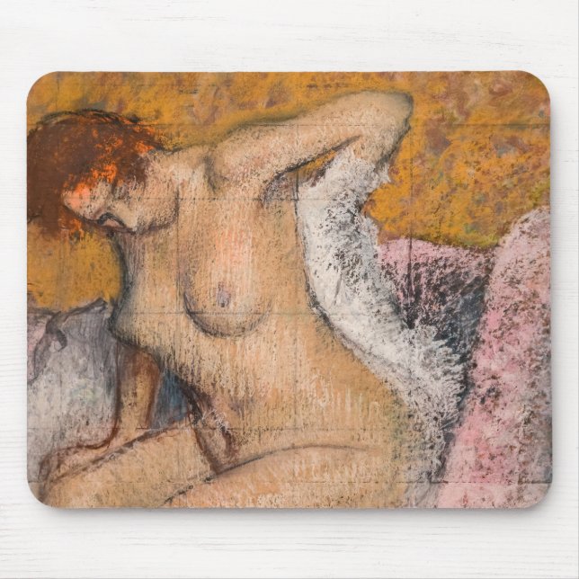 Edgar Degas - Efter badplatsen Musmatta (Framsidan)