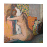 Edgar Degas - Efter badplatsen torkar kvinnor Nack