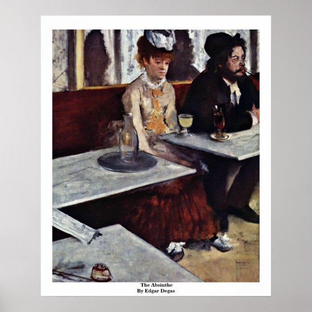 Edgar Degas eftergivenhet Poster (Framsidan)