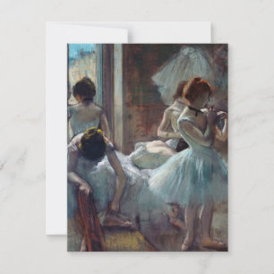 Edgar Degas - En grupp dansare Tack Kort