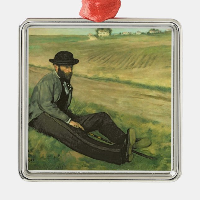 Edgar Degas | Eugene Manet Julgransprydnad Metall (Framsidan)