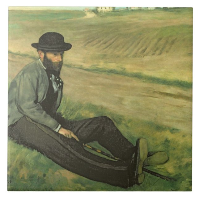 Edgar Degas | Eugene Manet Kakelplatta (Framsidan)