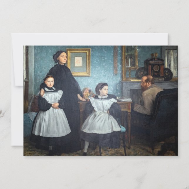Edgar Degas - familjen Bellelli Inbjudningar (Framsida)