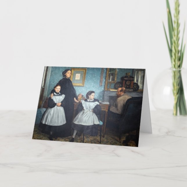 Edgar Degas - familjen Bellelli Kort (Framsida)