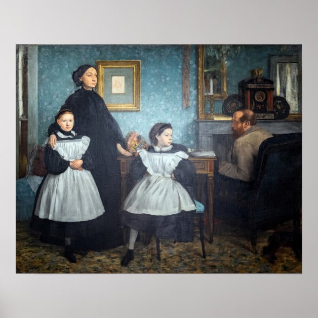 Edgar Degas - Familjen Bellelli Poster (Framsidan)