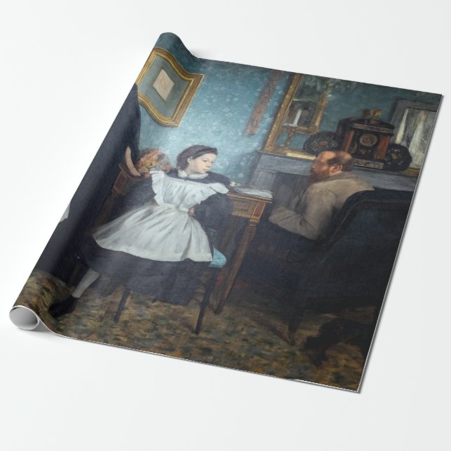 Edgar Degas - familjen Bellelli Presentpapper (Utrullad)