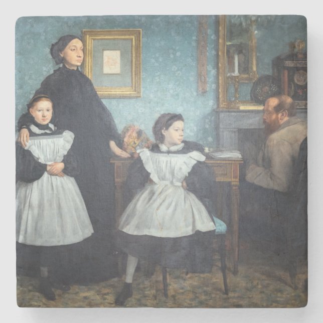Edgar Degas - familjen Bellelli Stenunderlägg (Framsidan)
