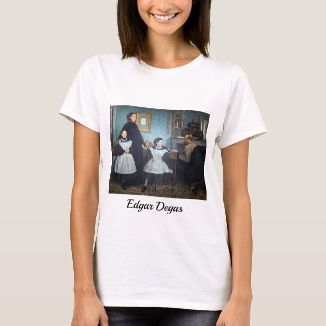Edgar Degas - familjen Bellelli T Shirt (Framsida)