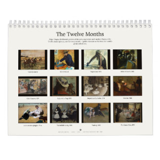 Edgar Degas Fina Konst Vägkalender Kalender