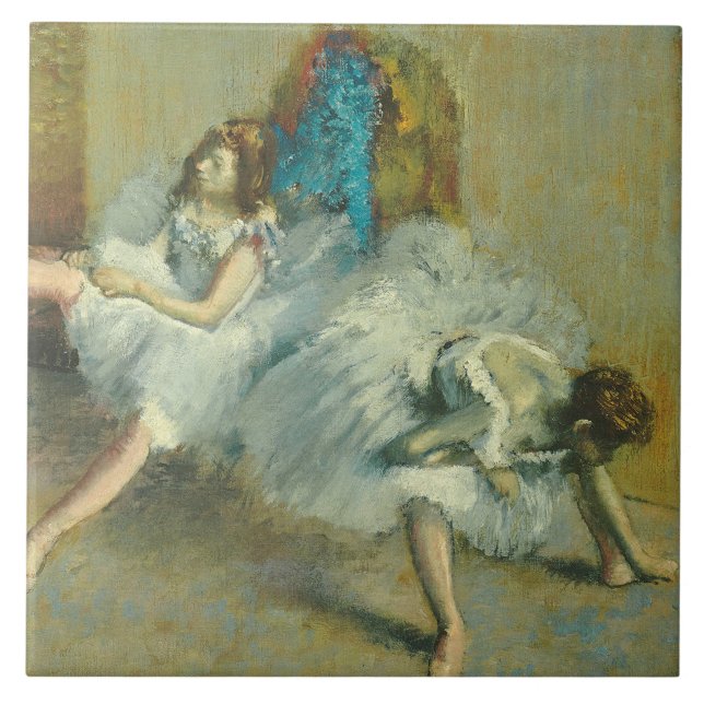 Edgar Degas | för baletten, 1890-1892 Kakelplatta (Framsidan)