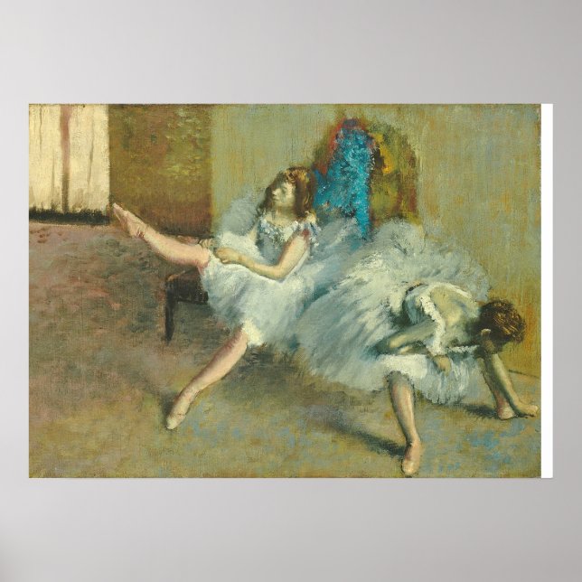 Edgar Degas | Före lastpallen 1890-1892 Poster (Framsidan)
