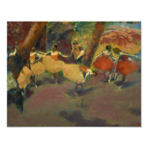 Edgar Degas - Före prestanda Fototryck