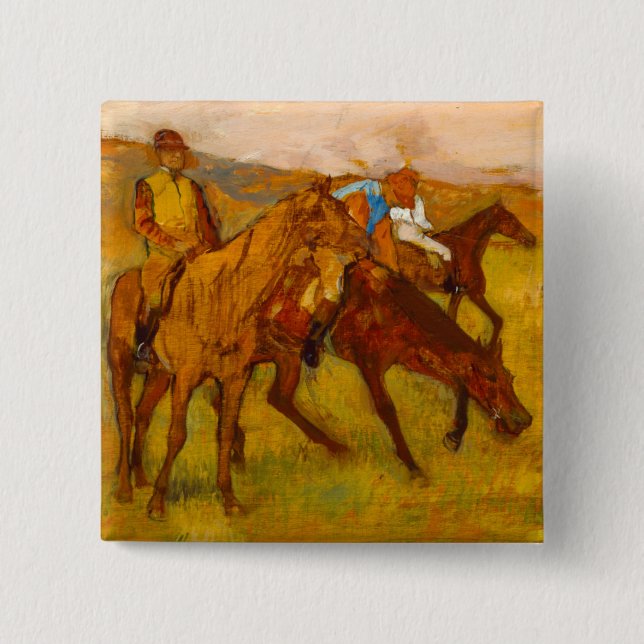 Edgar Degas före Tävling Knapp (Framsida)