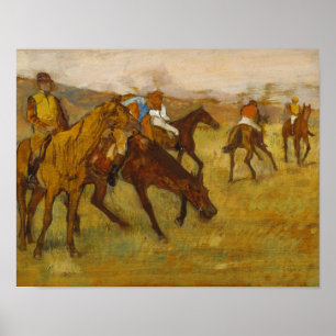 Edgar Degas - Före Tävling Poster