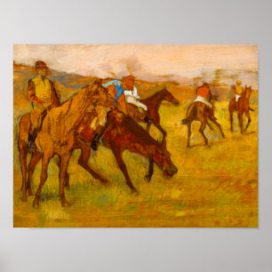 Edgar Degas före Tävling Poster