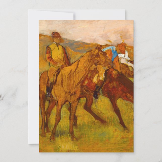 Edgar Degas före Tävling Spara Datumet (Framsida)