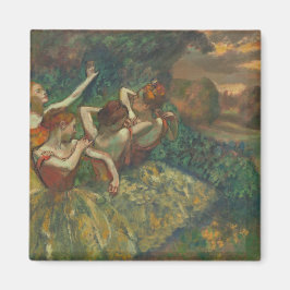 Edgar Degas Four Dancers Impressionist Magnet