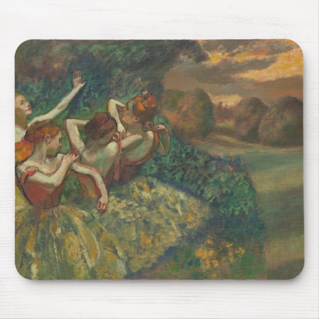 Edgar Degas Four Dancers Impressionist Musmatta (Framsidan)