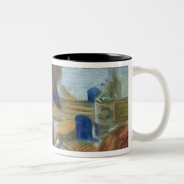 Edgar Degas | framme av spegeln, 1889 Två-Tonad Mugg (Höger)