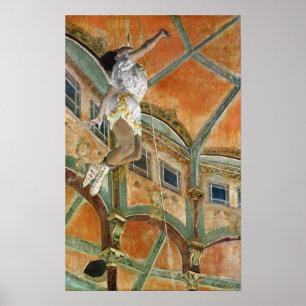 Edgar Degas Fröcken Lala på Cirquen Fernando Poster