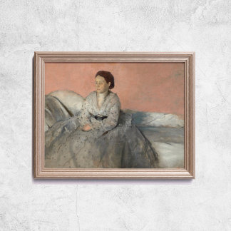 Edgar Degas Fru Rene Impressionism Art Poster