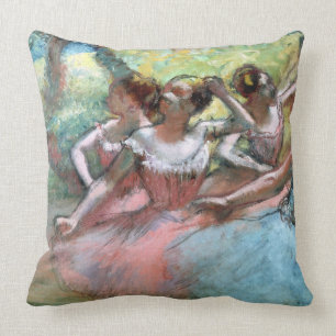 Edgar Degas fyra ballerinas på arrangera Kudde