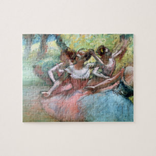 Edgar Degas fyra ballerinas på arrangera Pussel
