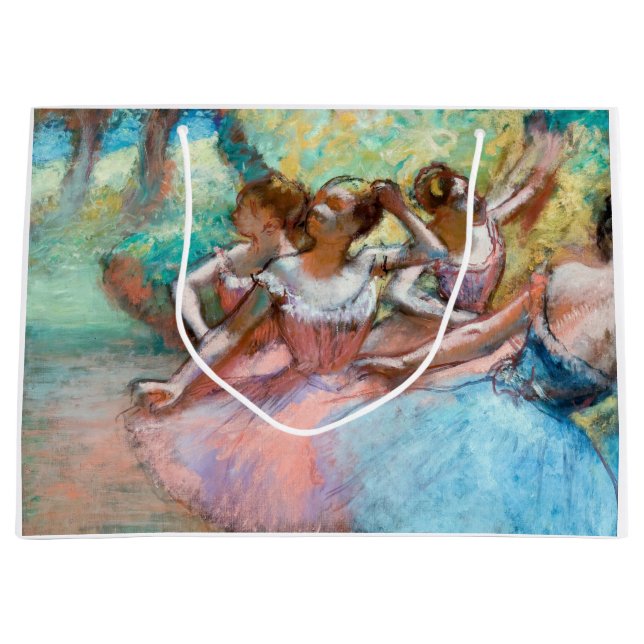 Edgar Degas - Fyra ballerinas på scenen (Framsidan)