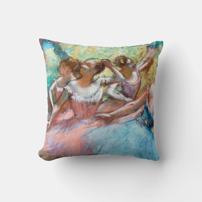Edgar Degas - Fyra ballerinas på scenen Kudde (Framsida)