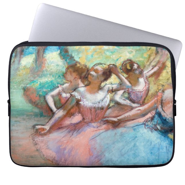 Edgar Degas - Fyra ballerinas på scenen Laptop Fodral (Framsidan)