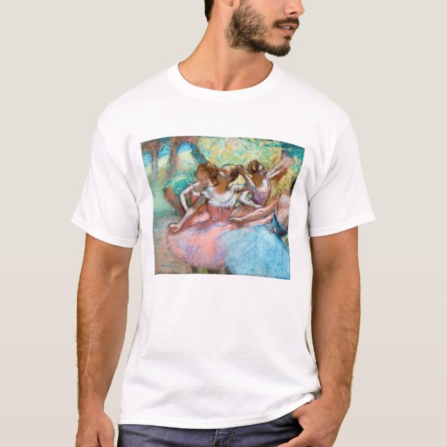 Edgar Degas - Fyra ballerinas på scenen T Shirt (Framsida)