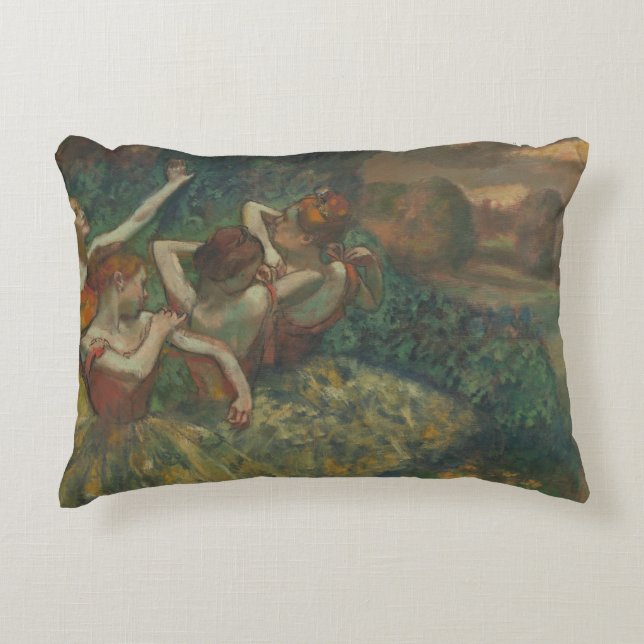 Edgar Degas - fyra dansare Prydnadskudde (Framsidan)