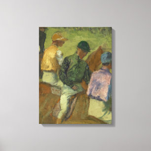 Edgar Degas   fyra Jockeys Canvastryck