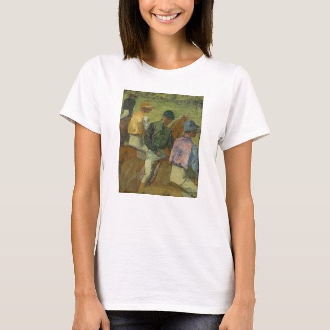Edgar Degas | fyra Jockeys T-shirt (Framsida)