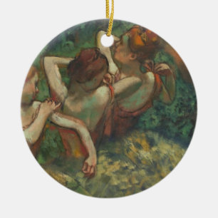 Edgar Degas fyra säsonger i det ett huvudet, Julgransprydnad Keramik
