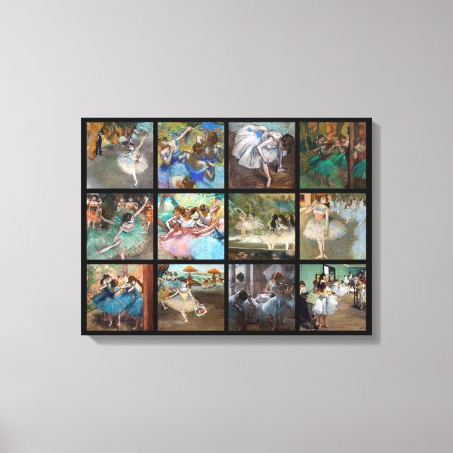Edgar Degas - Givarval - mästerverk för dansare Canvastryck (Framsida)