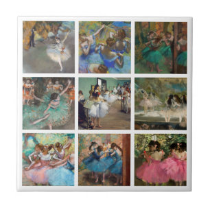Edgar Degas - Givarval - mästerverk för dansare Kakelplatta