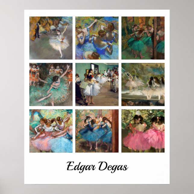 Edgar Degas - Givarval - mästerverk för dansare Poster (Framsidan)