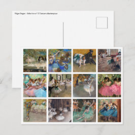 Edgar Degas - Givarval - mästerverk för dansare Vykort