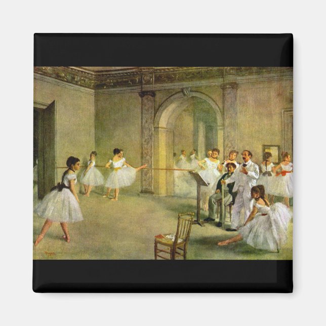 Edgar Degas - Hall of the Opera Ballet in the Rue Magnet (Framsidan)