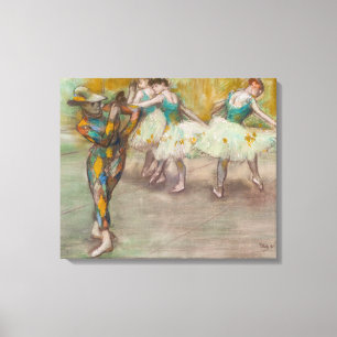 Edgar Degas - Harlekin Dans Canvastryck