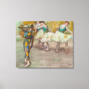 Edgar Degas - Harlequin Dance Canvastryck