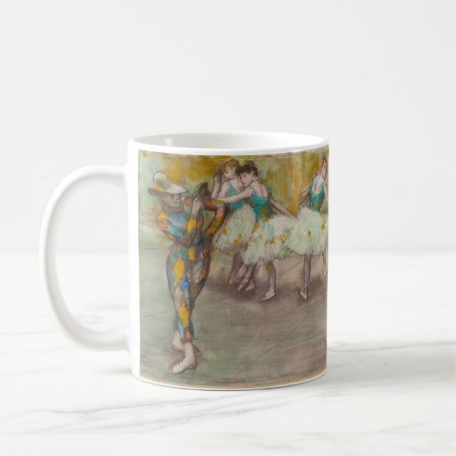 Edgar Degas - Harlequin Dance Kaffemugg (Vänster)